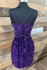 Bodycon Sequins Short Homecoming Dress