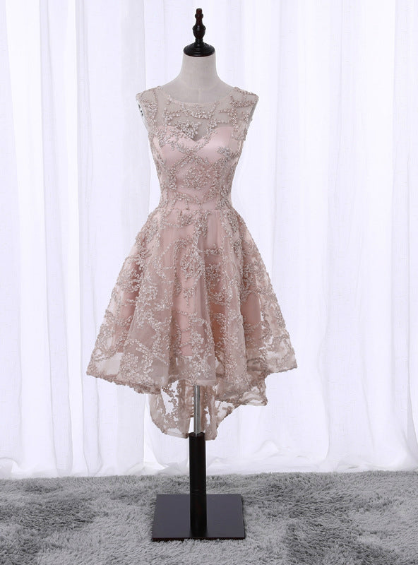  Champagne Homecoming Dress