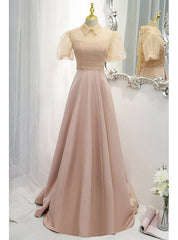 Pink Satin Strapless Prom Dress With Detachable Top