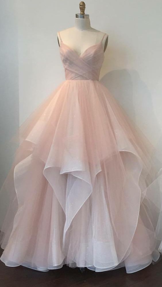 Evening Dresses Wedding, quince dress long prom dress pink quince dress